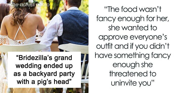 “The Pig Has Achieved Legendary Status In Our Family”: Rich Bridezilla Ruins Her Wedding So Badly, She Has To Improvise Everything Last Minute