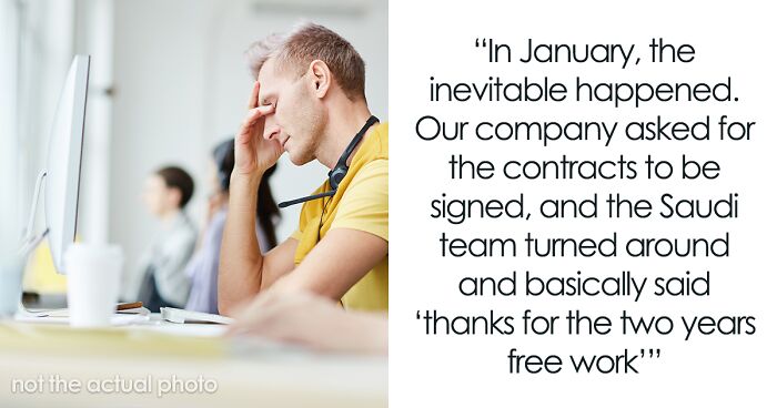 Company Forgets To Sign A Contract Before Having Their Team Work On A 2-Year Project, Costing Them Their Bonus