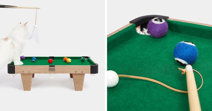 Interactive Mini Billiards For Cats: Perfect To Keep Your Pet Occupied