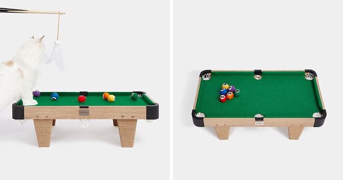 Interactive Mini Billiards For Cats: Perfect To Keep Your Pet Occupied