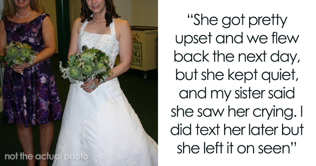 Woman Wants To Know If She Was A Bridezilla For Scolding Cousin For ...