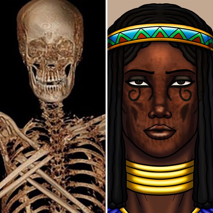 I Created Five Reconstructions Of Ancient Women Of Color Using Their Bones As Reference (5 Pics)