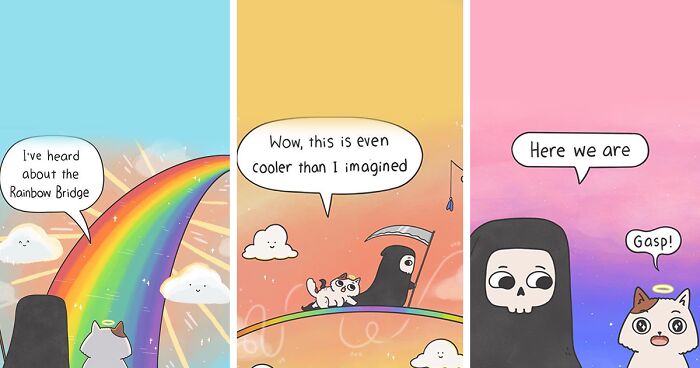 44 New Funny And Wholesome Comics About Two Rescue Cats By Artist Susie Yi