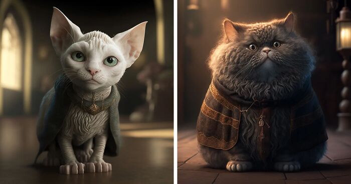 This Artist Created Charming Portraits Of Kittens Embodying Some Of The Most Iconic Movie And Cartoon Characters (63 Pics)