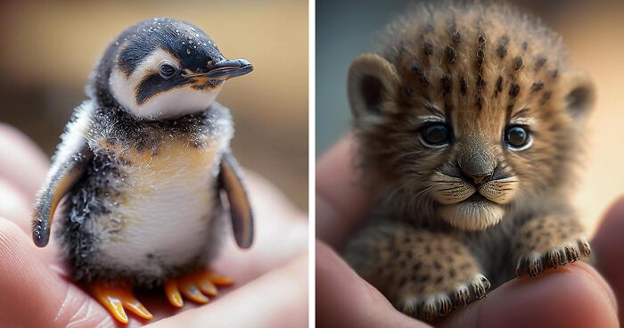 This Artist Specializes In Creating Tiny Animal Portraits, And Here's Some Of His Work (18 Pics)