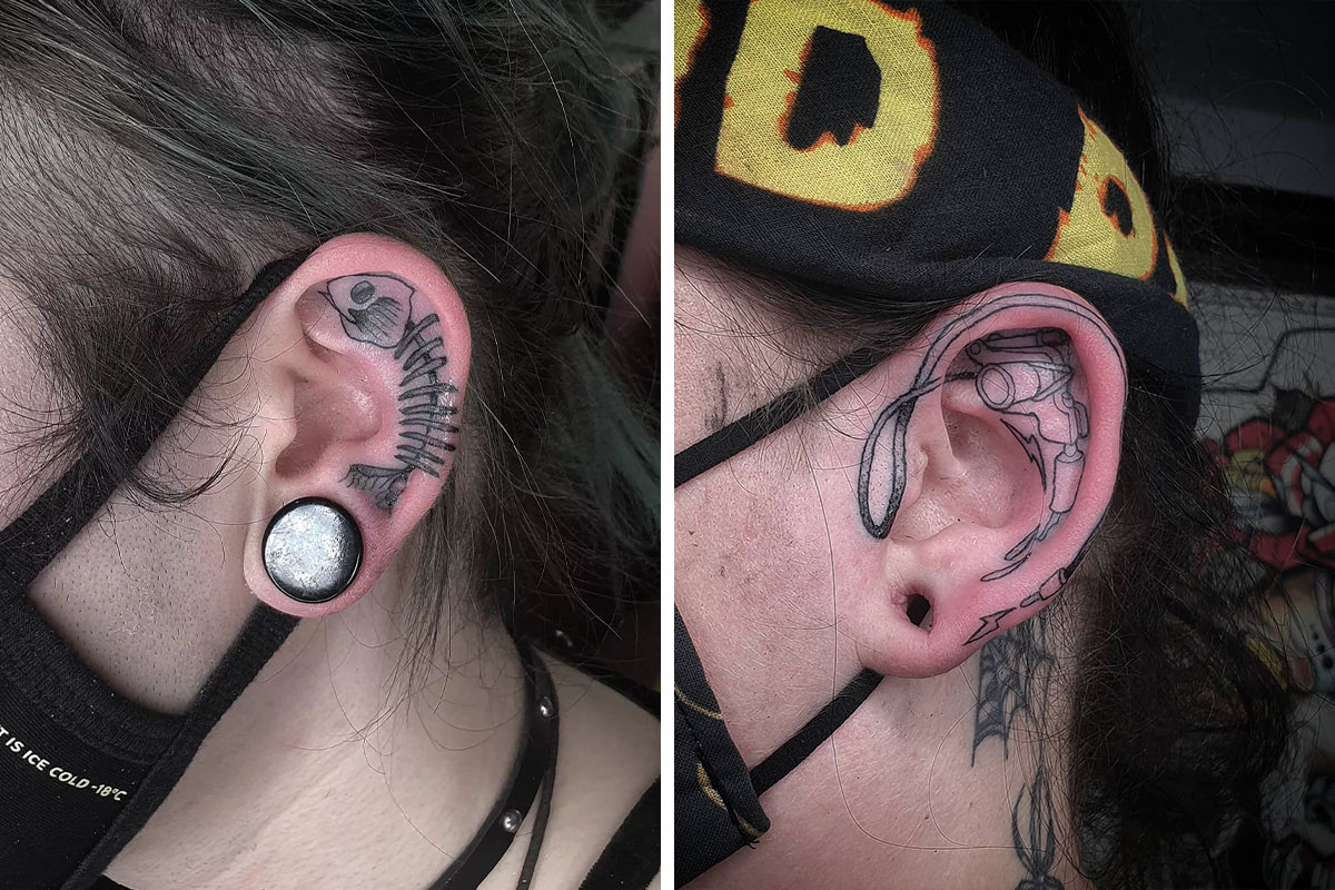 Are Behind The Ear Tattoos Painful