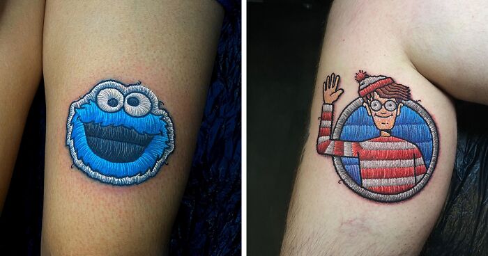 This Brazilian Tattoo Artist Creates Hyper-Realistic Embroidery Tattoos (80 New Pics)