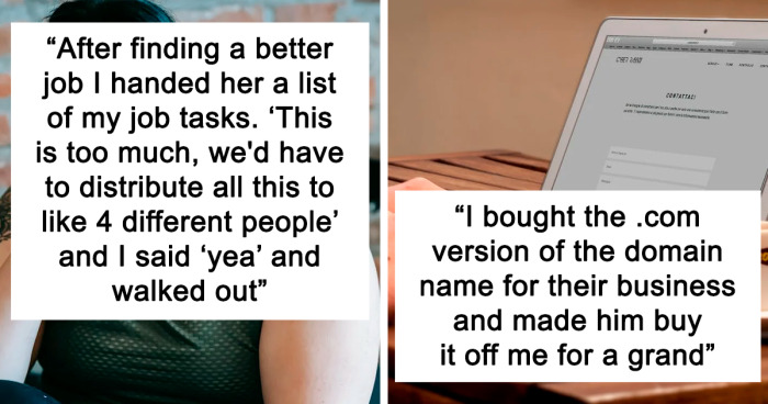 People Share 39 Savage, Clever, And Petty Things They Did To Their Jerk Bosses On Their Way Out