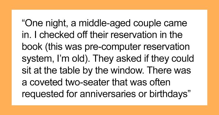 People Online Are Cracking Up About This Woman’s Idea To Congratulate The Most Entitled Couple She Met While Working At A Restaurant