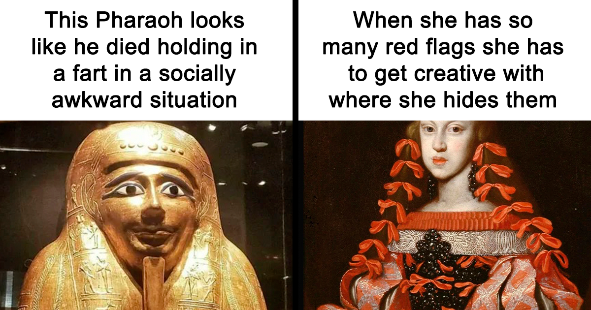 Classical Paintings Meet The Internet: 83 Hilariously Relatable Art Memes