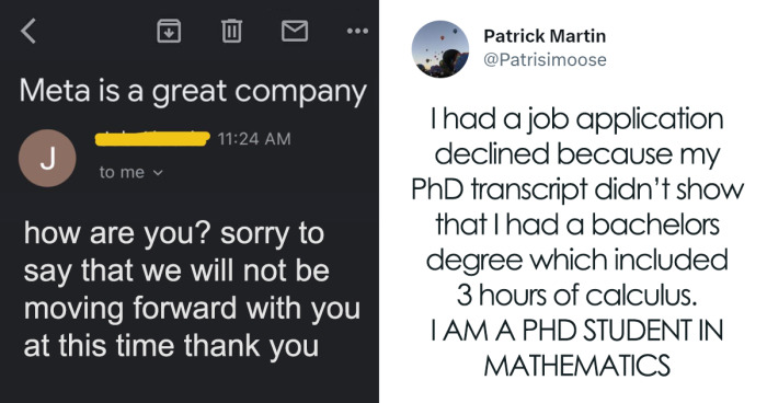 44 Absolutely Absurd Job Rejections These People Received