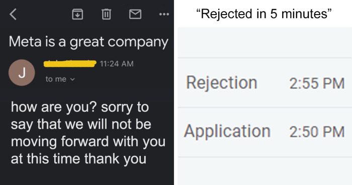 People Are Sharing The Wildest Job Rejections They've Received, And It's Both Funny And Infuriating