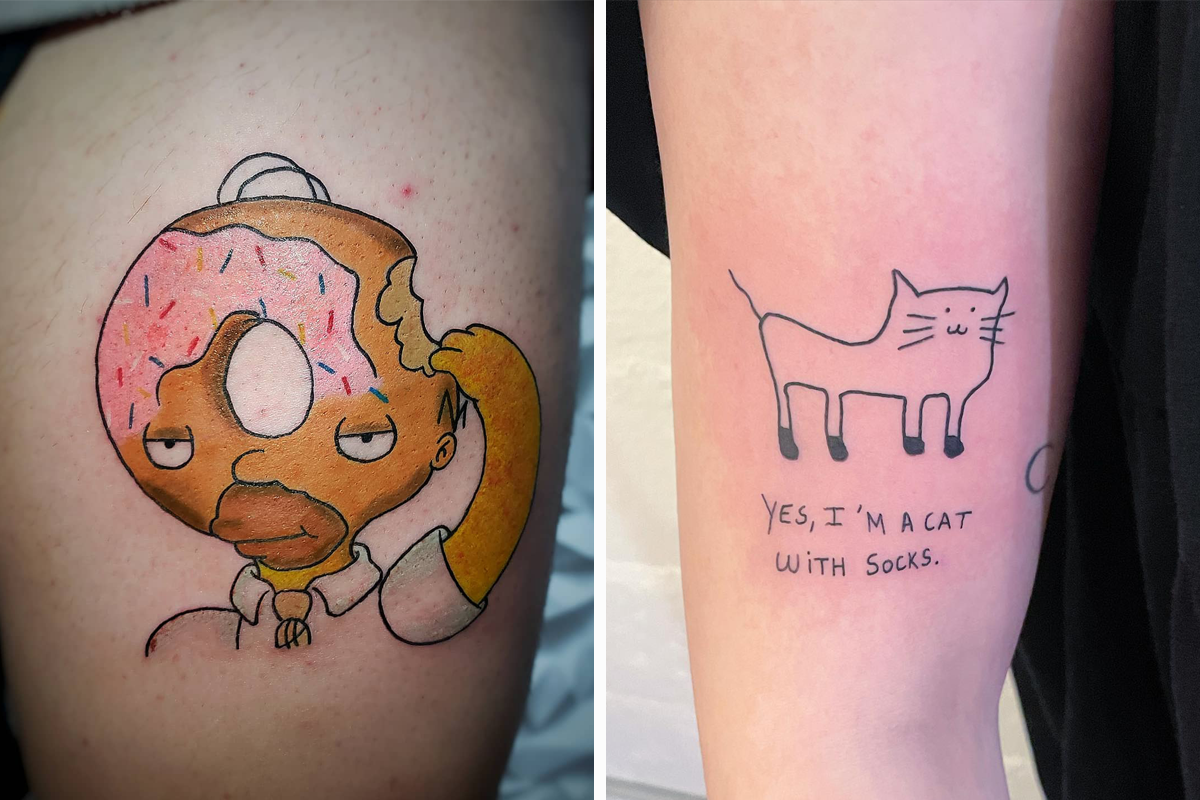 25 Funny Tattoo Ideas That Made Me Consider Getting One  Bouncy Mustard