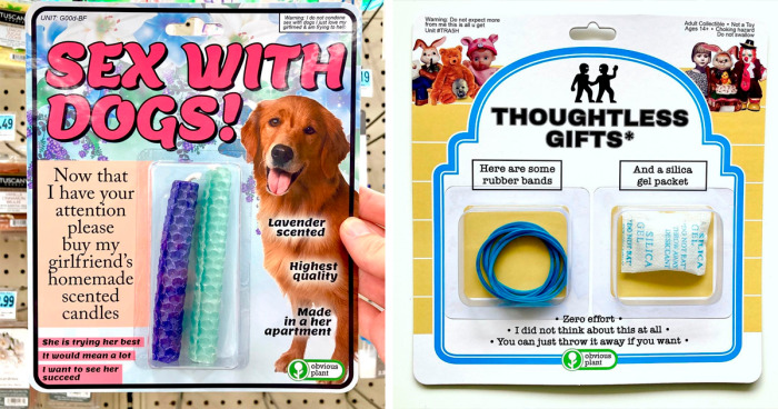 ‘Obvious Plant’ Trolls Stores’ Customers By Leaving Hilarious Fake Products Among Real Ones For Them To Find (New Pics)