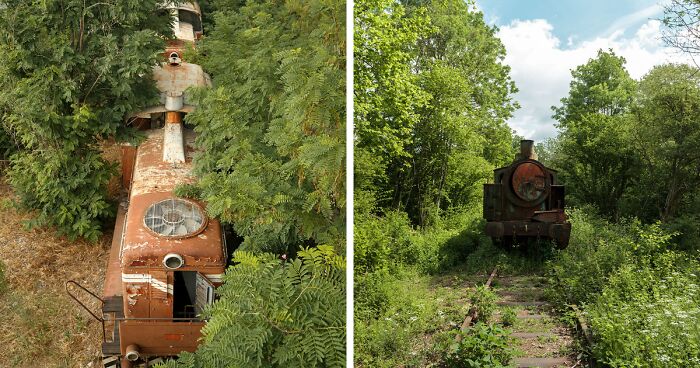 I Took 15 Haunting Photographs Of Ghost Trains That Tell the Story Of Abandoned Locomotives