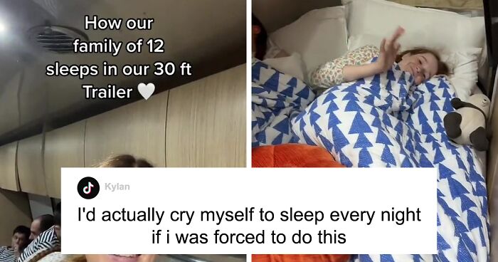 “This Is Actually So Sad”: Internet Gets Into Heated Debate Over Sleeping Arrangements In A Trailer With 12-Person Family