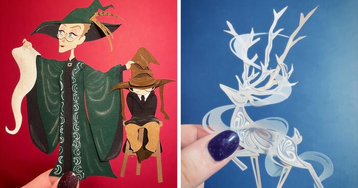 I Decided To Make A Series Of Harry Potter Paper Art Creations And Here Are 27 Of Them