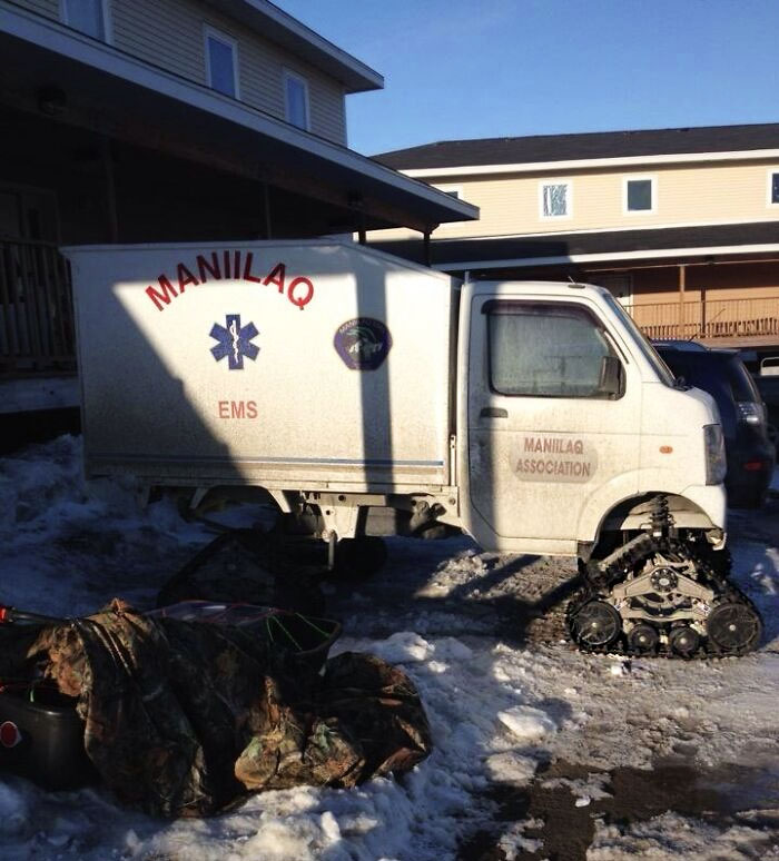 I Worked In The Arctic Circle For A While, This Was One Of The Emergency Response Vehicles