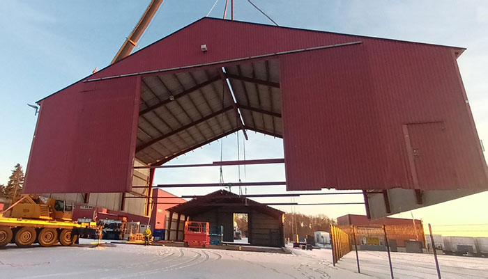 The Welding/Blacksmithing Company I Work At Was Hired To Move The Entire Building