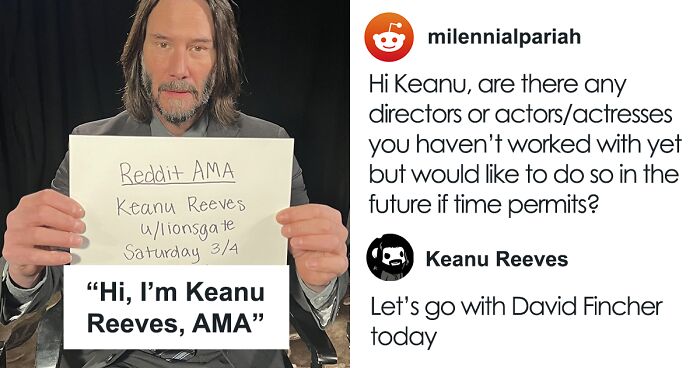 People's Favorite Celebrity Keanu Reeves Answers Questions In An 