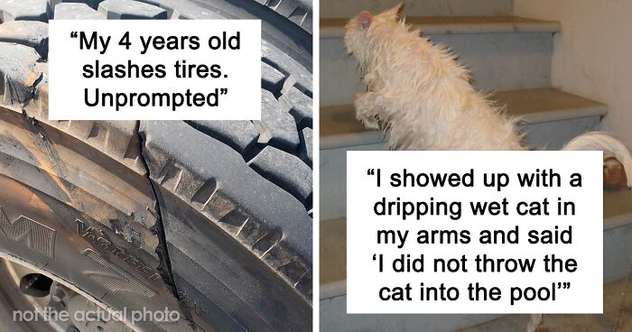 34 Times Kids Thought They Could Get Away With Doing Silly Stuff Just By Saying They Didn’t Do It