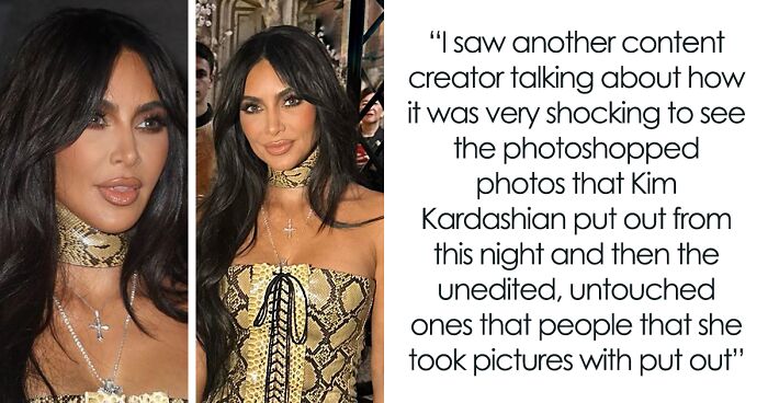 People Noticed Kim Kardashian’s Instagram Photos Are Heavily Edited After They Compared Them To The Unfiltered Ones