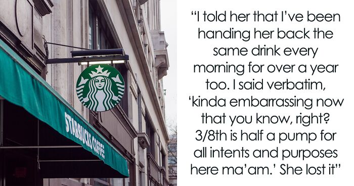 Starbucks Barista Gets The Satisfaction Of Saying To A Karen Customer’s Face That He’s Been Fooling Her With Her Coffee For Over A Year As It Was His Last Day Of Work