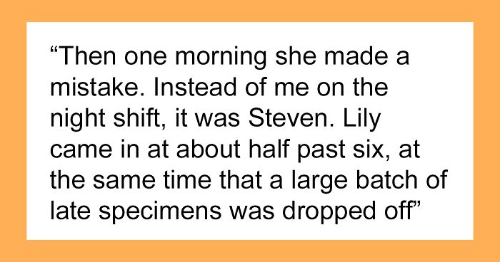 Netizens Praise This Lab Worker For Calm And Restraint As He Puts Entitled Manager Into Her Place Since She Wanted Him Working Overtime