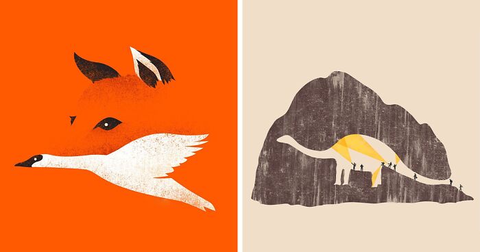 30 Clever Illustrations By Tang Yau Hoong That Make Use Of Negative Space