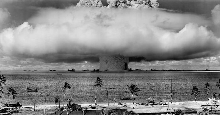 Nuclear Bomb Explosion In The Water 