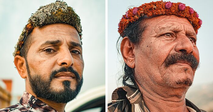 My 18 Portraits Of The Flower Men Of Saudi Arabia