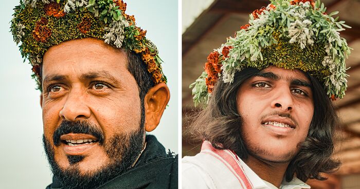 My 18 Portraits Of The Flower Men Of Saudi Arabia