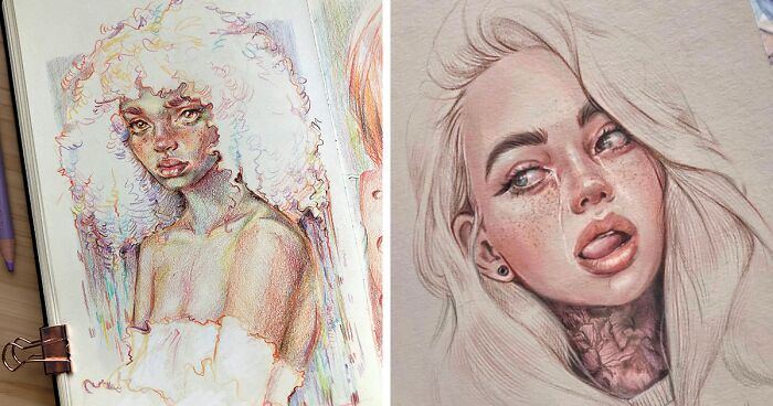 My Sketchbook Is My Favorite Space For Creating Art, And Here Are 32 Of My Works