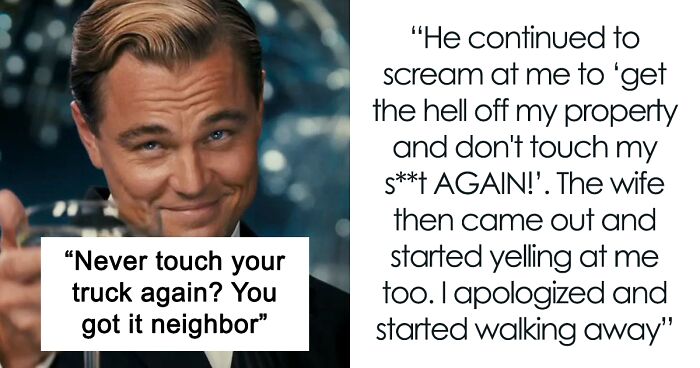 Man Yells At Neighbor For Kindly Offering Help, His Wife Asks For The Same Help The Next Morning, Only To Get Shut Down This Time