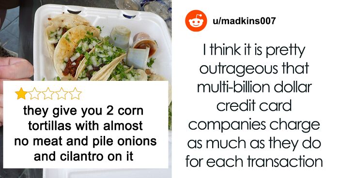 “You Paid With Credit Card”: Restaurant Owner Claps Back At 1-Star Review That Blasted Their Taco Price