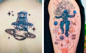 110 Space Tattoos That Are Basically Outer Space Cool