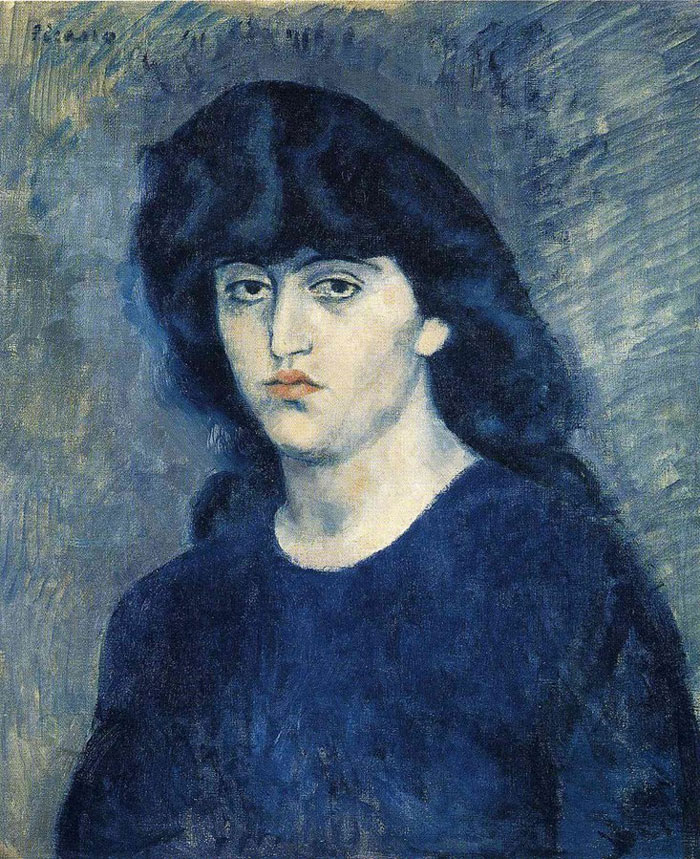 Portrait of Suzanne Bloch painting by Pablo Picasso