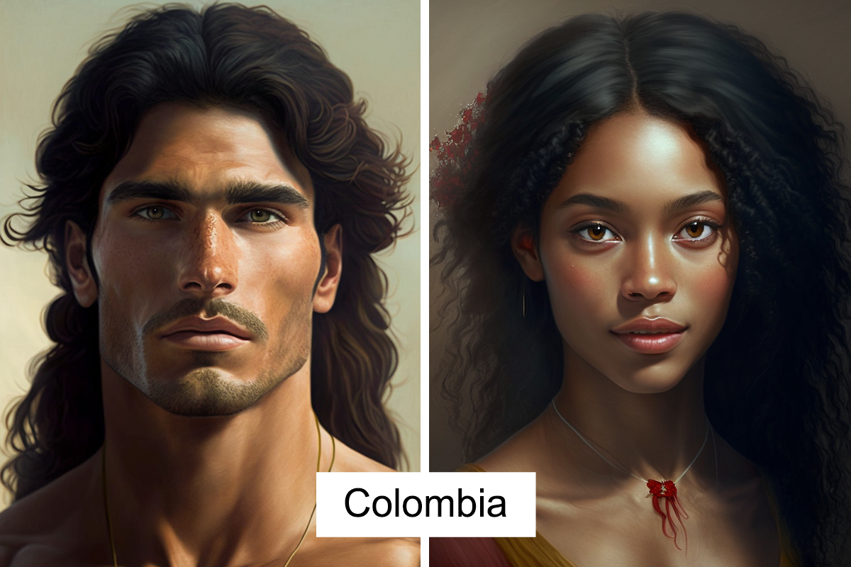 15 Pics of How AI Sees Global Beauty Standards In Various Countries