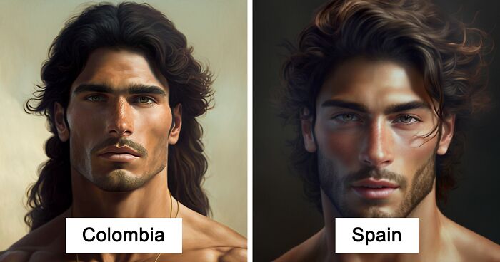 We Asked AI To Draw The Most Beautiful People From Different Countries To Better Understand The Standards Of Beauty Around The World (15 Pics)