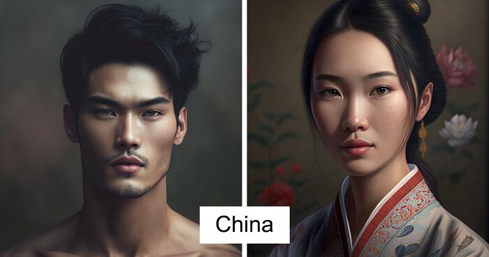 15 Pics of How AI Sees Global Beauty Standards In Various Countries