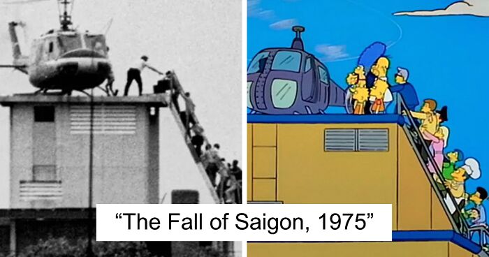 This Lifelong Simpsons Fan Uncovered 17 Historic Images Recreated By The Cartoon