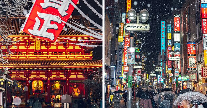 Tokyo Got Snow For The First Time In 4 Years, And I Took The Chance To Photograph It (15 Pics)