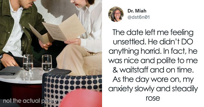 On The First Date, Man Expresses Some Pretty Concerning Opinions, Woman Realizes How Bad It Was Only At Home