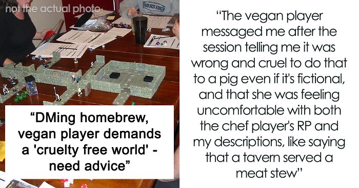 Dungeon Master Confused After A New Vegan Player Demanded A “Cruelty-Free” World, Asks For Suggestions Online