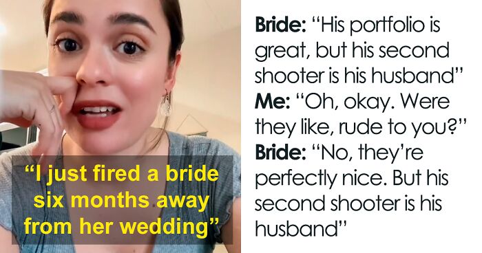 “I Just Fired A Bride”: Wedding Planner Refuses To Find Another Photographer After The Bride Reveals She’s Homophobic