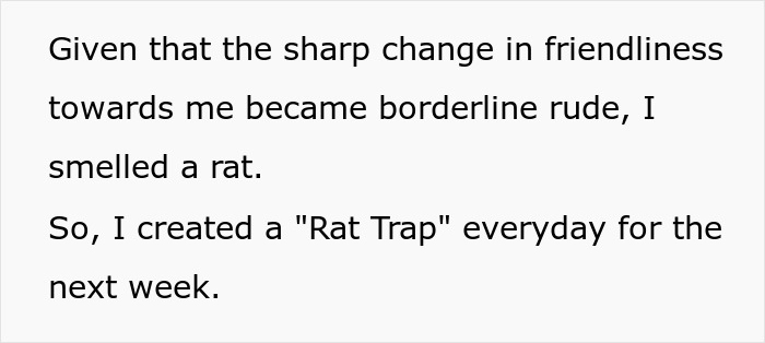 New Hire “Smells A Rat” At Work, Comes Up With A Petty Revenge Plan To Teach Lying Manager A Lesson