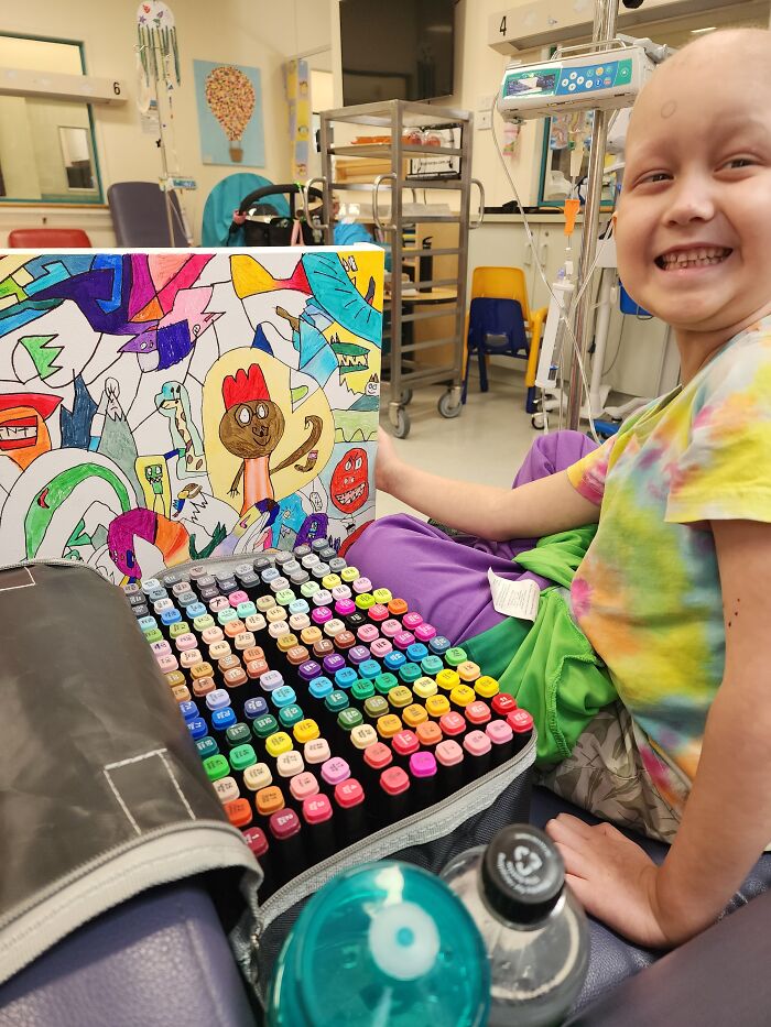 This Boy Is Fighting Rare Brain Cancer One Painting At A Time