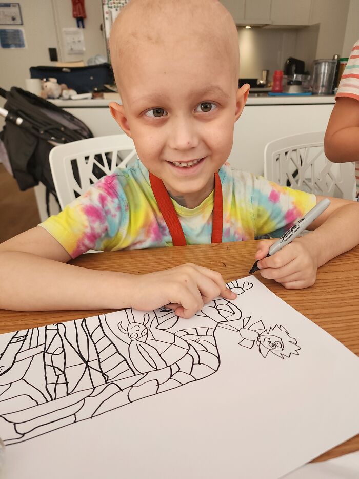 This Boy Is Fighting Rare Brain Cancer One Painting At A Time