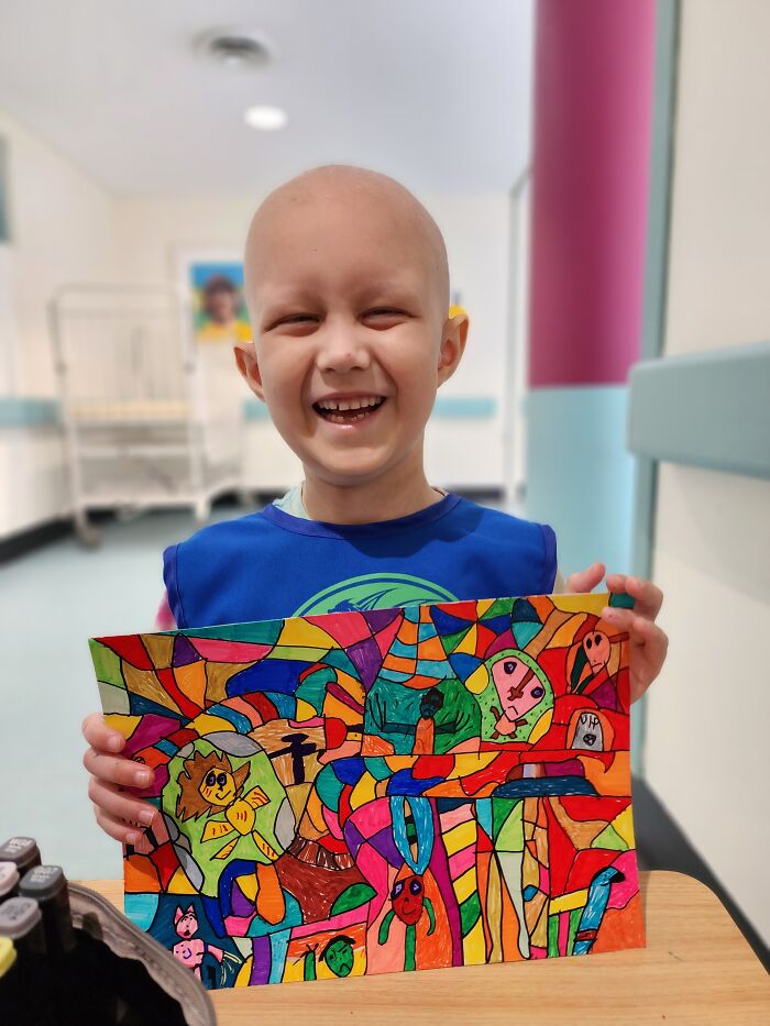 This Boy Is Fighting Rare Brain Cancer One Painting At A Time