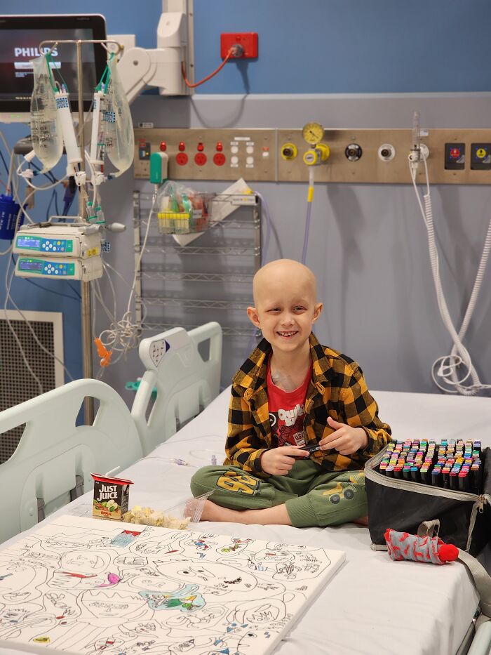 This Boy Is Fighting Rare Brain Cancer One Painting At A Time